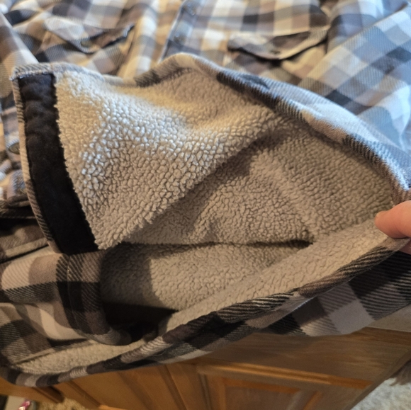 Freedom Foundry Fleece Button Down Plaid Shirt/Jacket Size XL - Picture 12 of 15